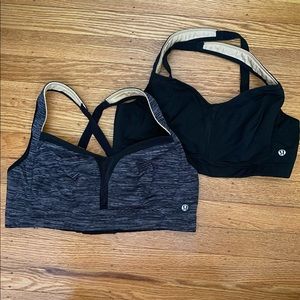 Lululemon Ta Ta Tamer 2 pieces sports bra 36DD